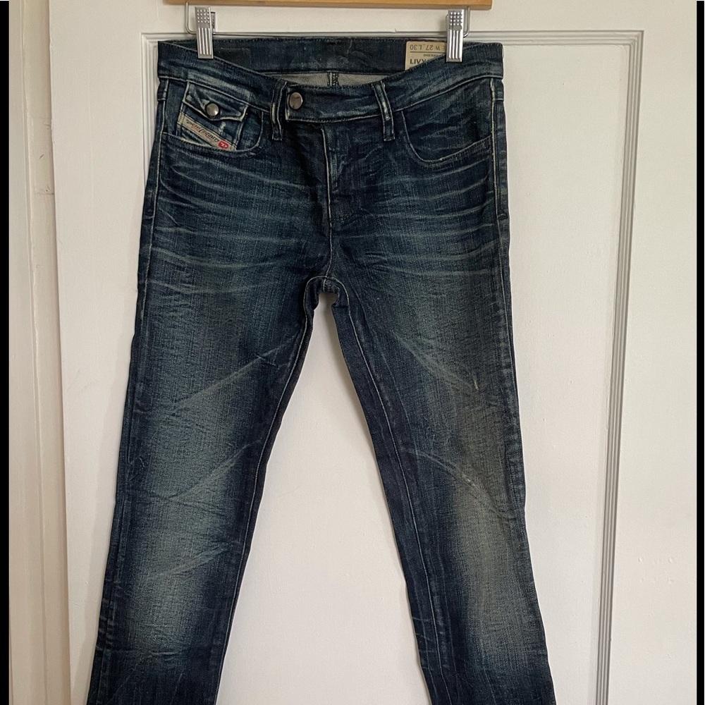 Diesel Livy-Biker slim straight jeans 27W 30L